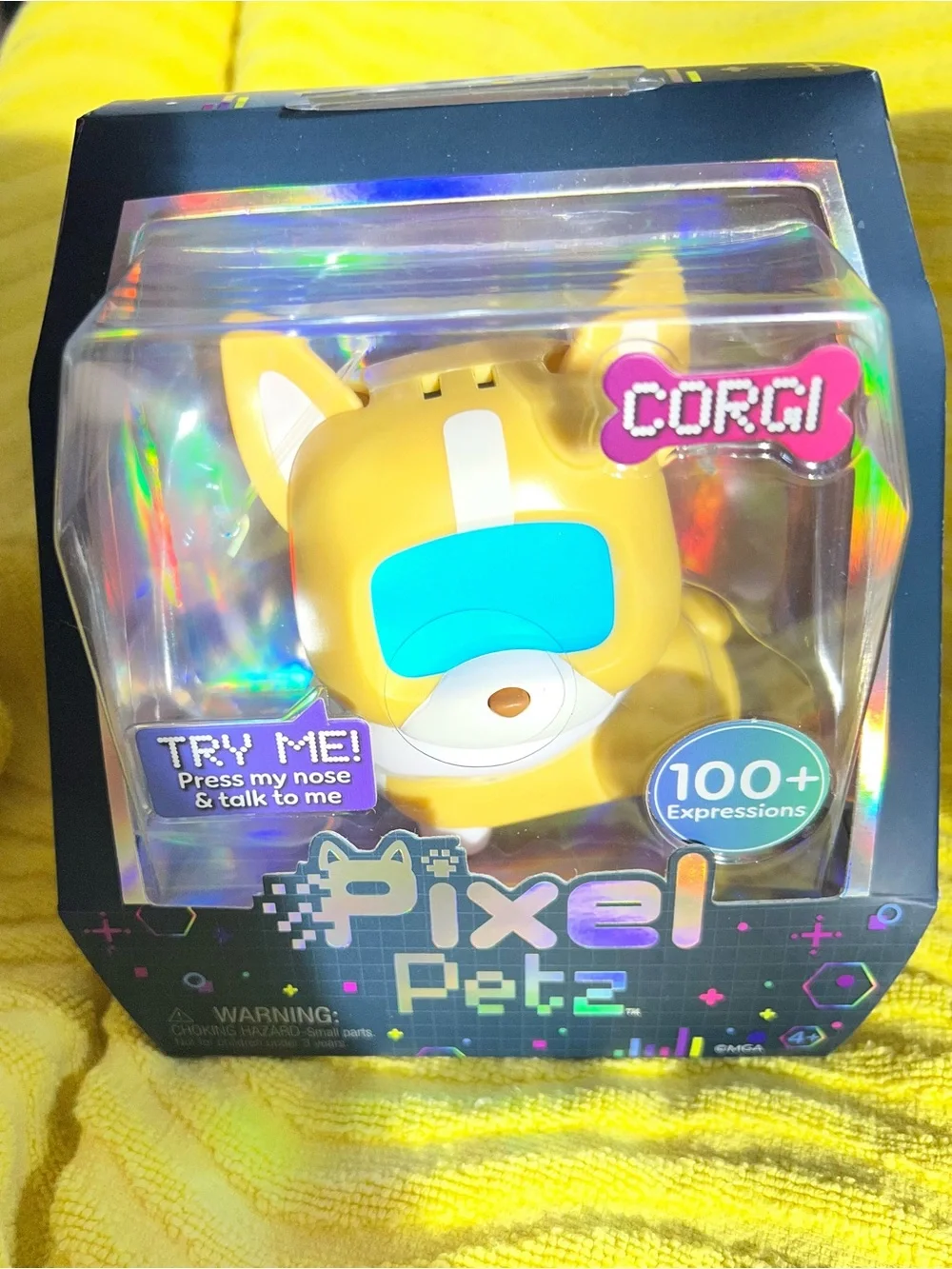 Interactive Toy - Corgi & Dalmatian (Yellow, White)